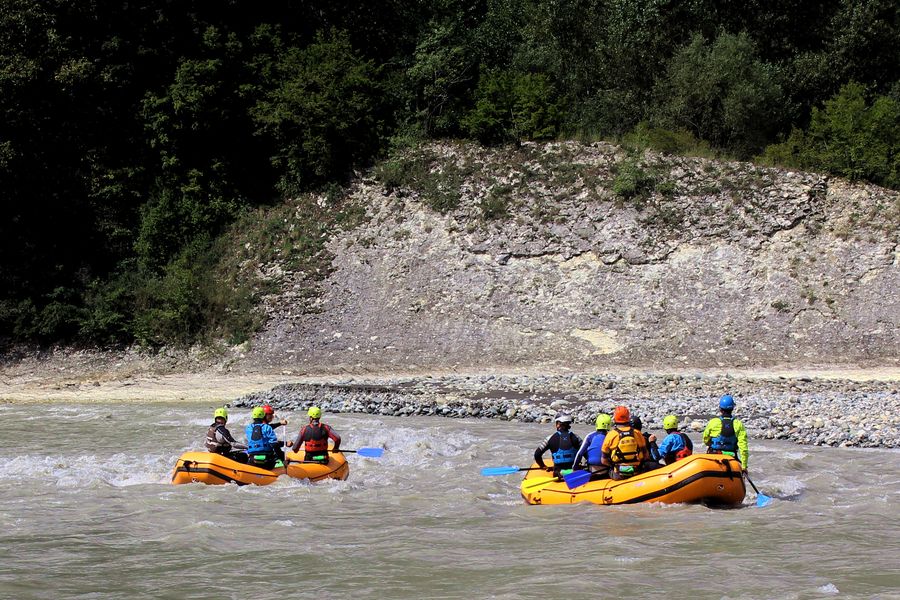 Rafting on the Rioni river