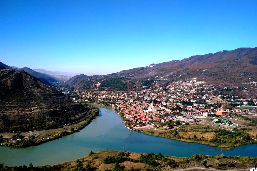 The viewpoint close to Tbilisi