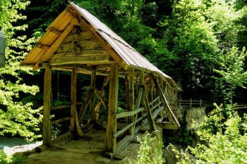 The Habilabashvilebi wood bridge