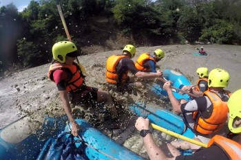 Extreme rafting  on the Rioni